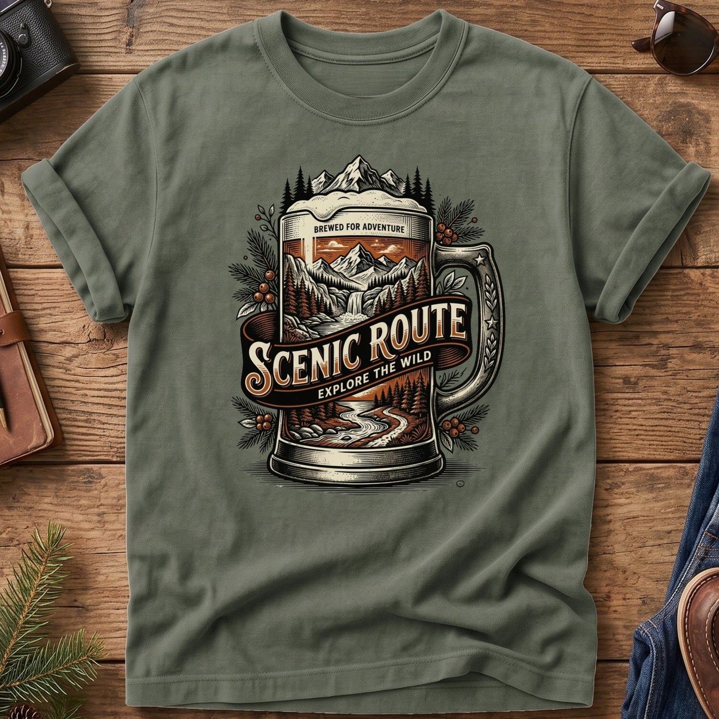 Scenic Beer Mug Tee