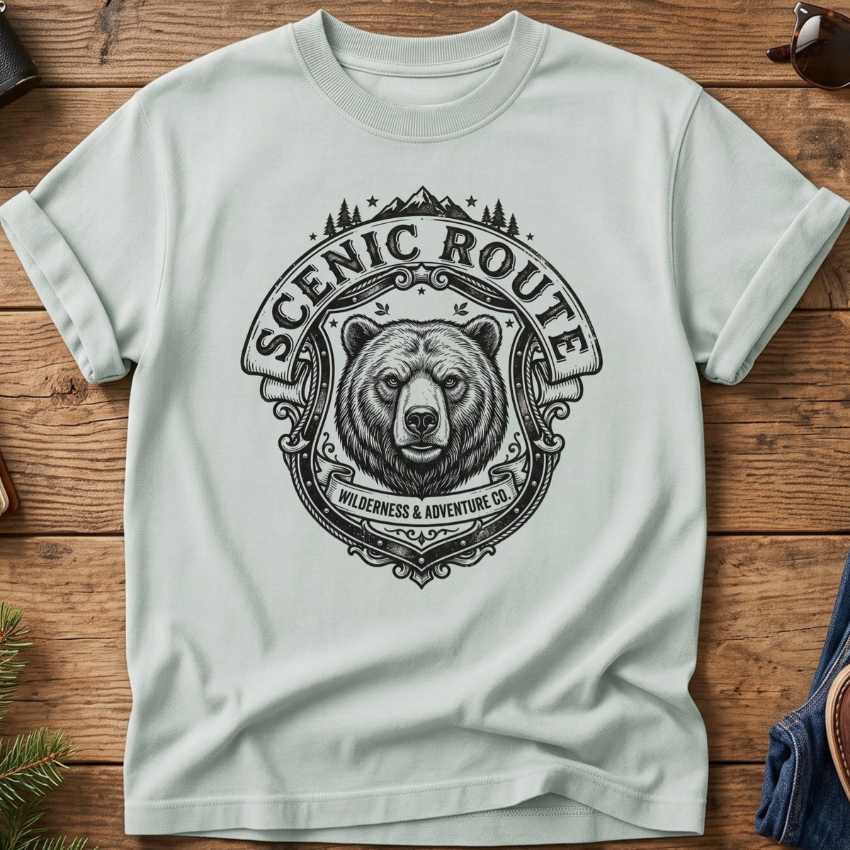 Mountain Bear Shield Tee