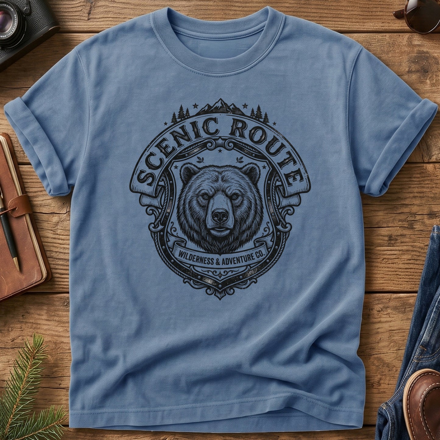 Mountain Bear Shield Tee