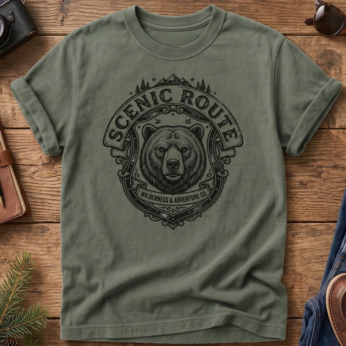 Mountain Bear Shield Tee