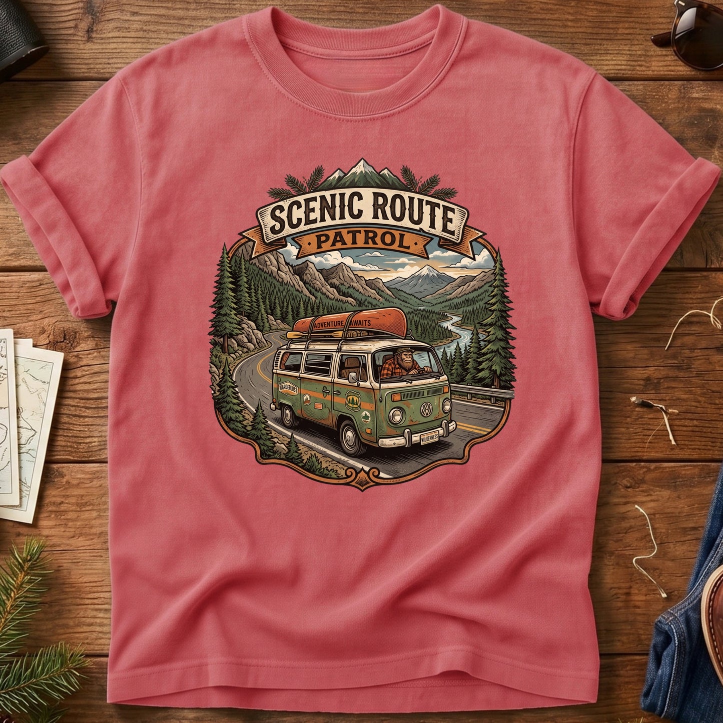 Scenic Route Patrol Tee