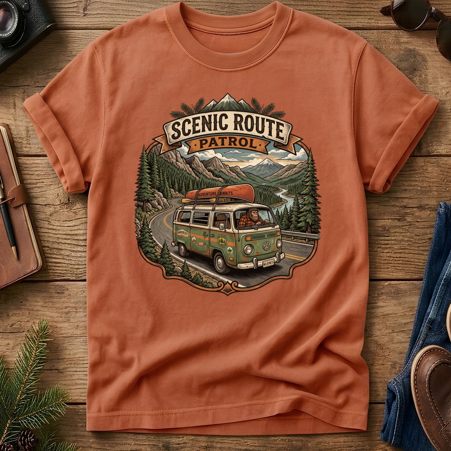 Scenic Route Patrol Tee