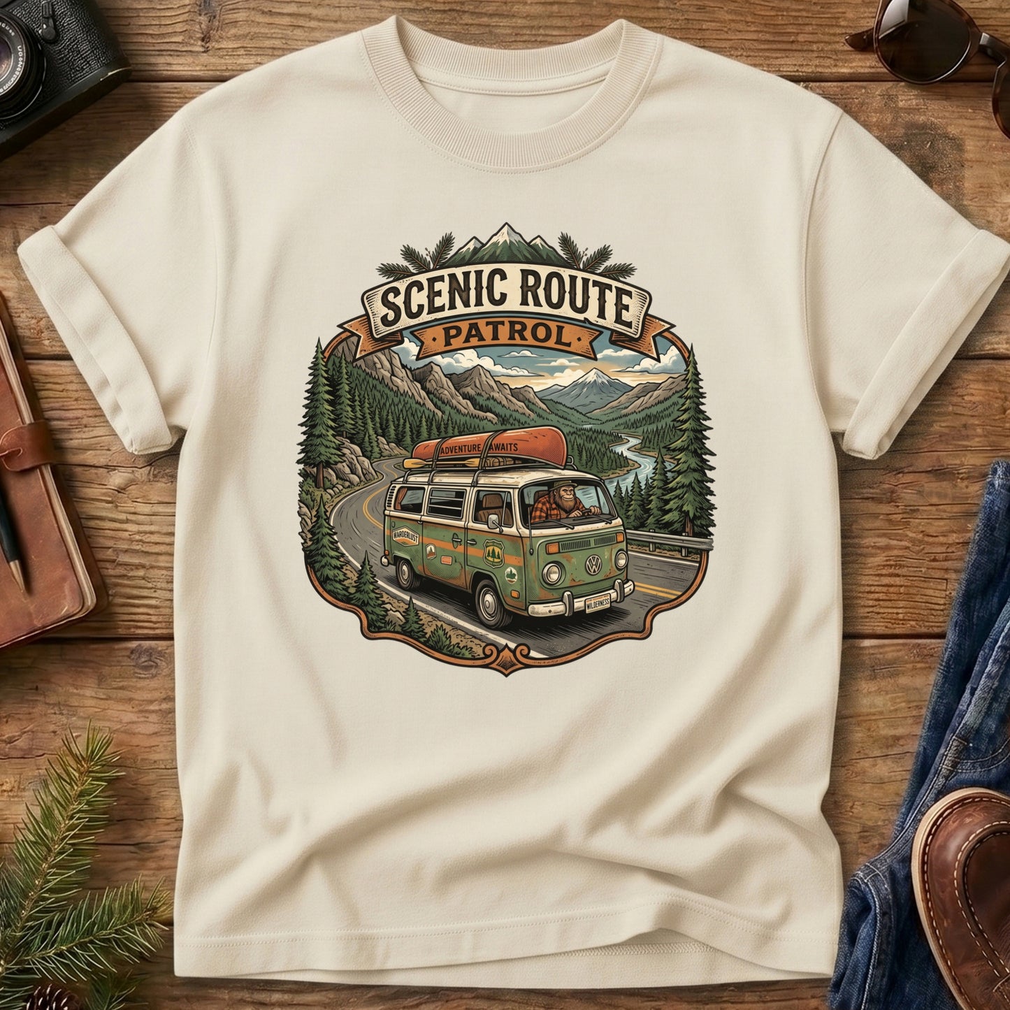 Scenic Route Patrol Tee