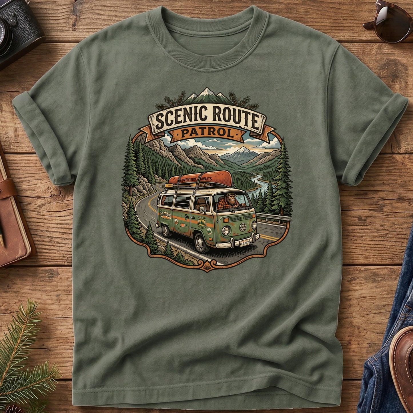 Scenic Route Patrol Tee