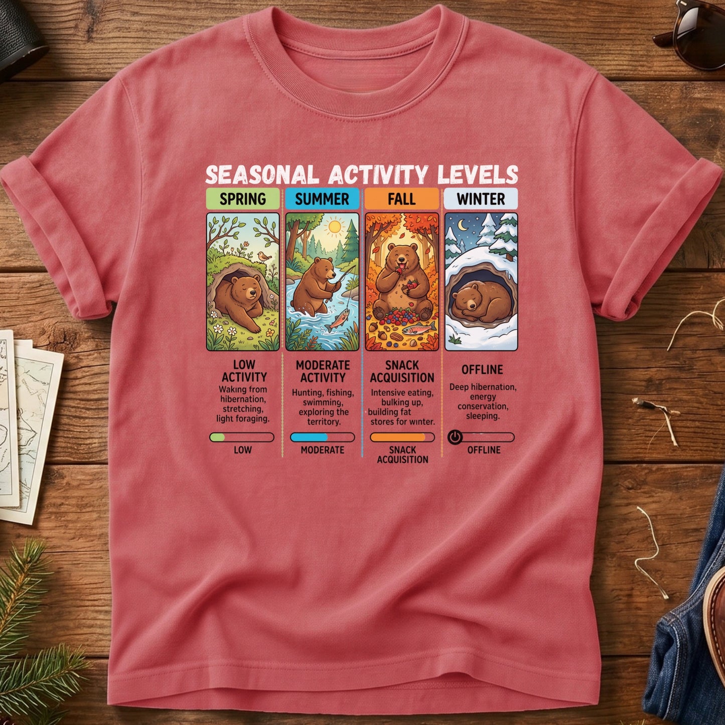 Seasonal Activity Levels Tee