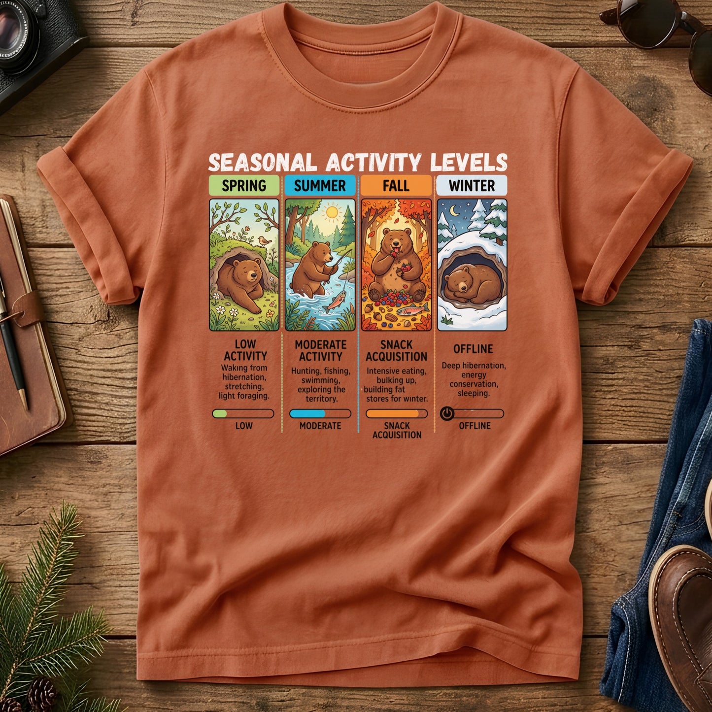 Seasonal Activity Levels Tee