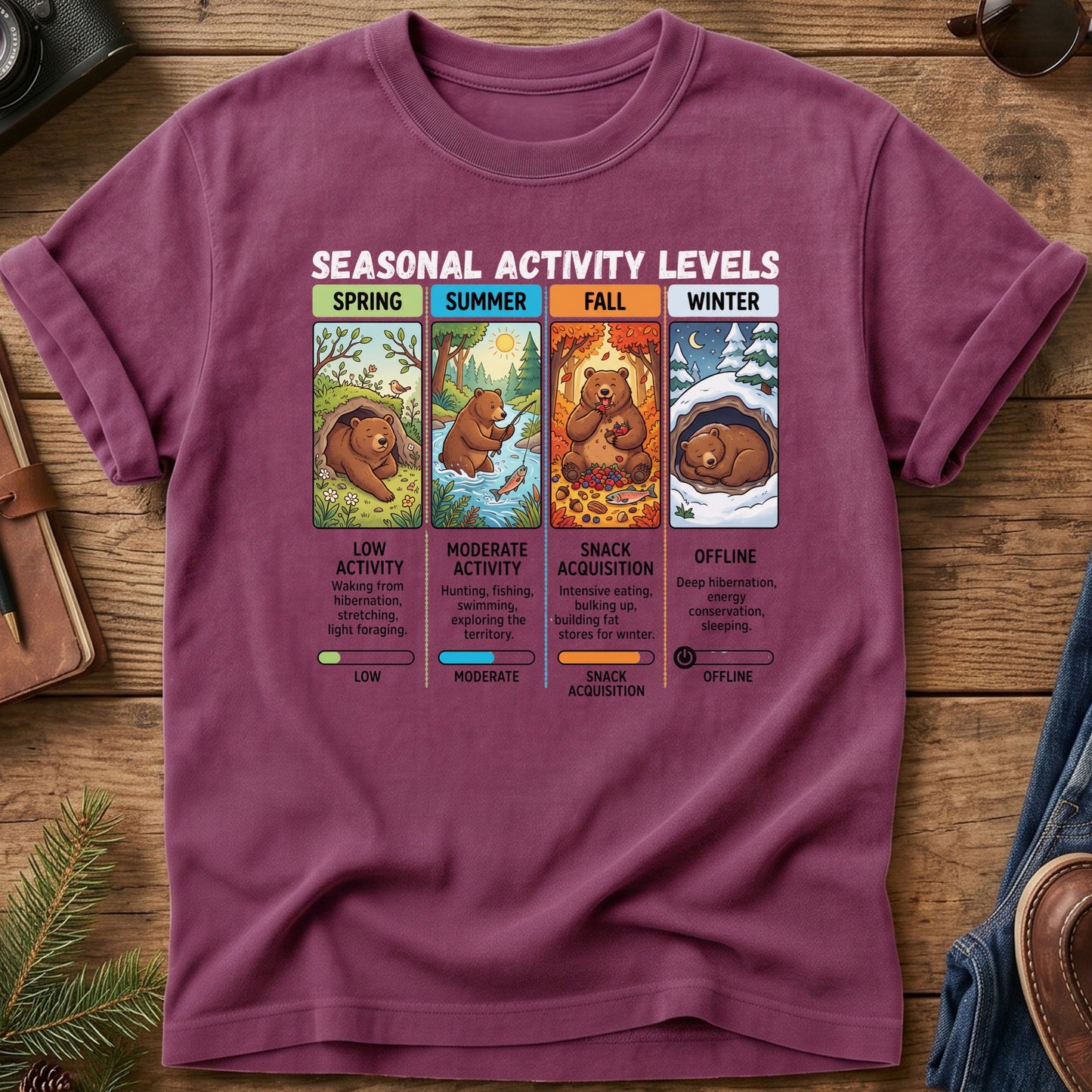 Seasonal Activity Levels Tee