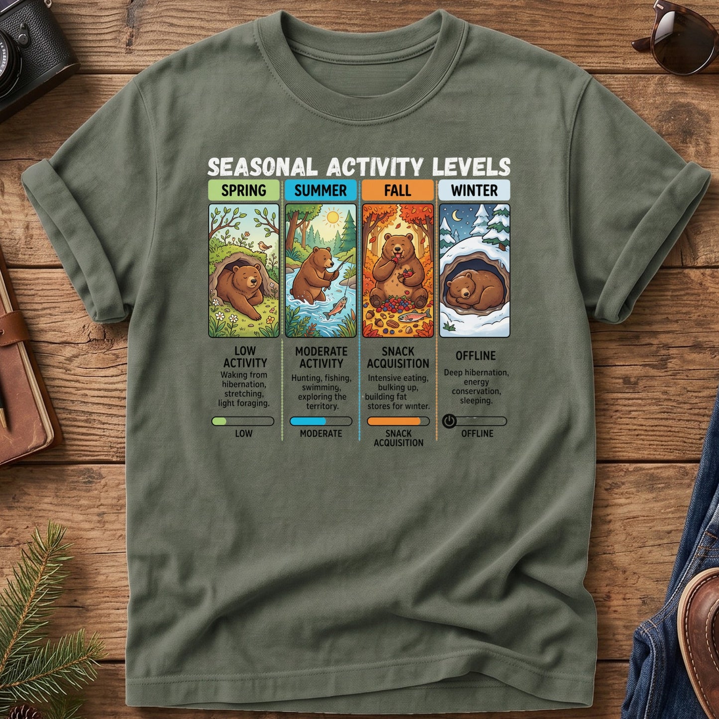 Seasonal Activity Levels Tee