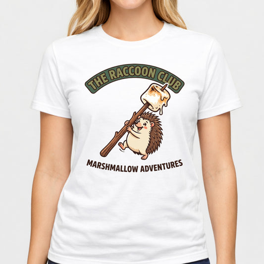 Smiling Tent Roasting Marshmallow T-Shirt