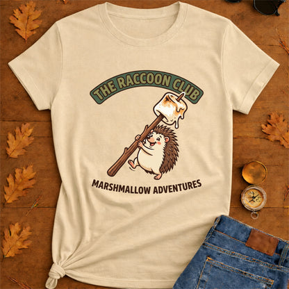 Smiling Tent Roasting Marshmallow T-Shirt