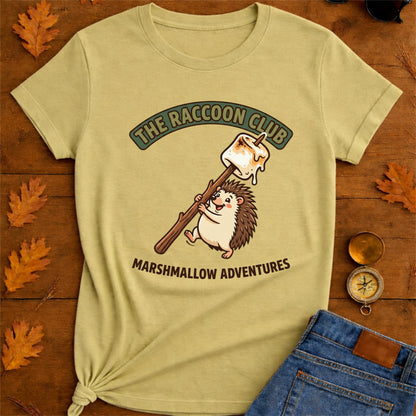 Smiling Tent Roasting Marshmallow T-Shirt