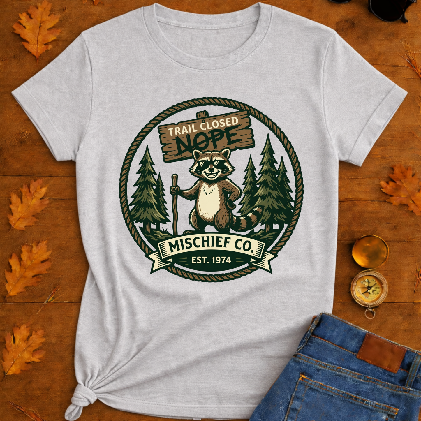 Trail close T-Shirt — Outdoor Hiking Nature Tee