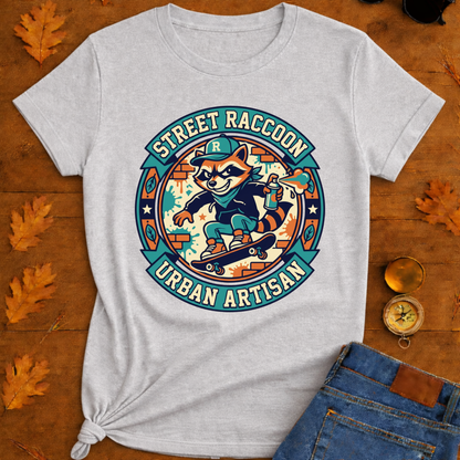 Street Raccoon Urban Artisan T-Shirt