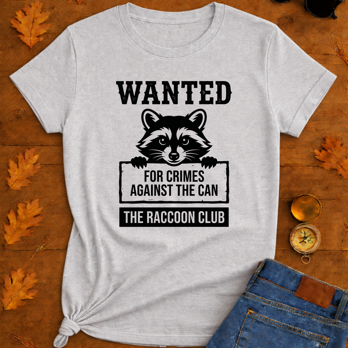 Wanted Raccoon T-Shirt