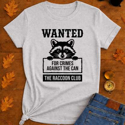 Wanted Raccoon T-Shirt