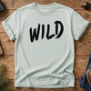 Stay Wild Minimal Tee – stay wild graphic on garment-dyed Comfort Colors t-shirt, front view