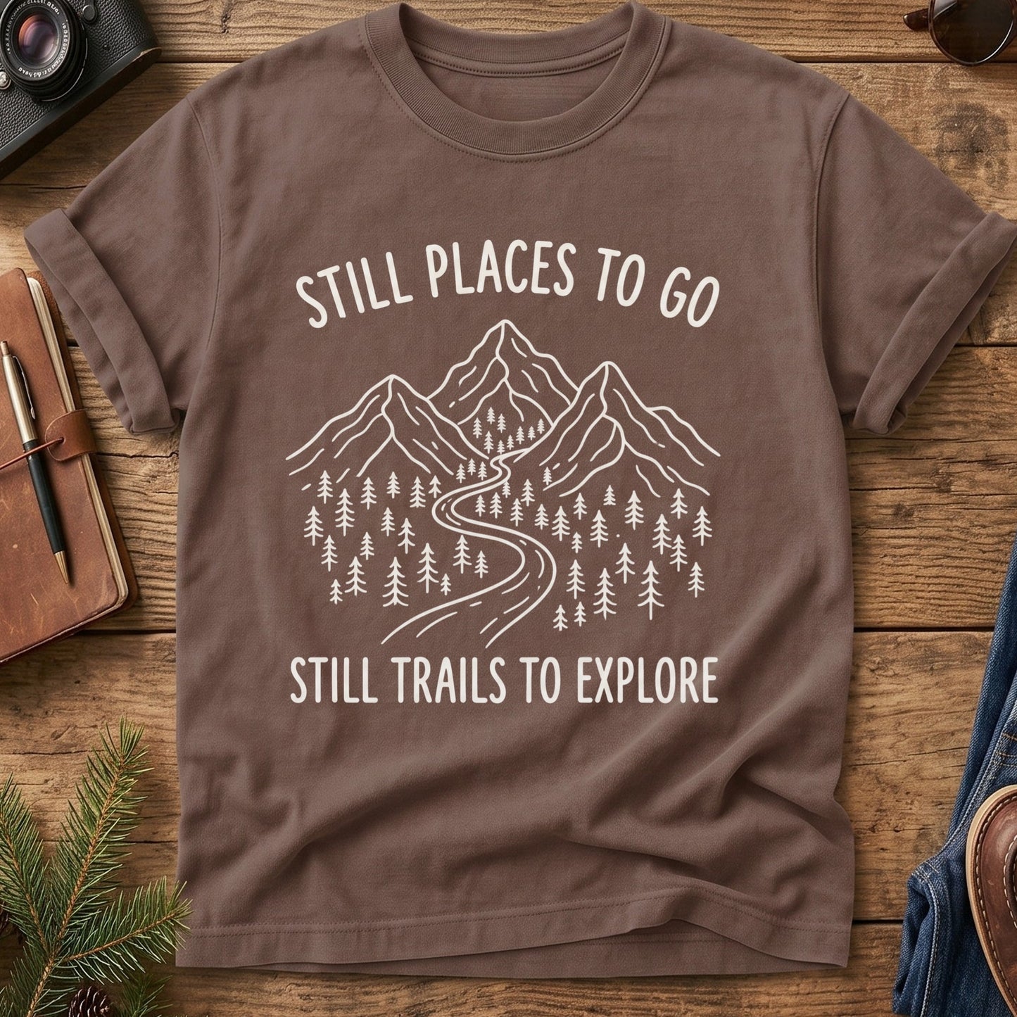 Still Places to Go Tee — Wilderness Apparel garment-dyed Comfort Colors tee, photo 7 of 7