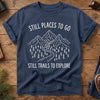 Still Places to Go Tee — Wilderness Apparel garment-dyed Comfort Colors tee, photo 1 of 7