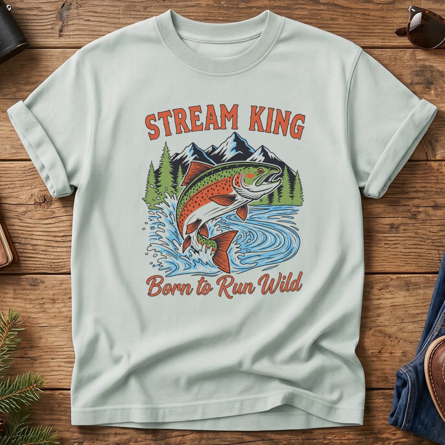 Stream King Fishing Tee
