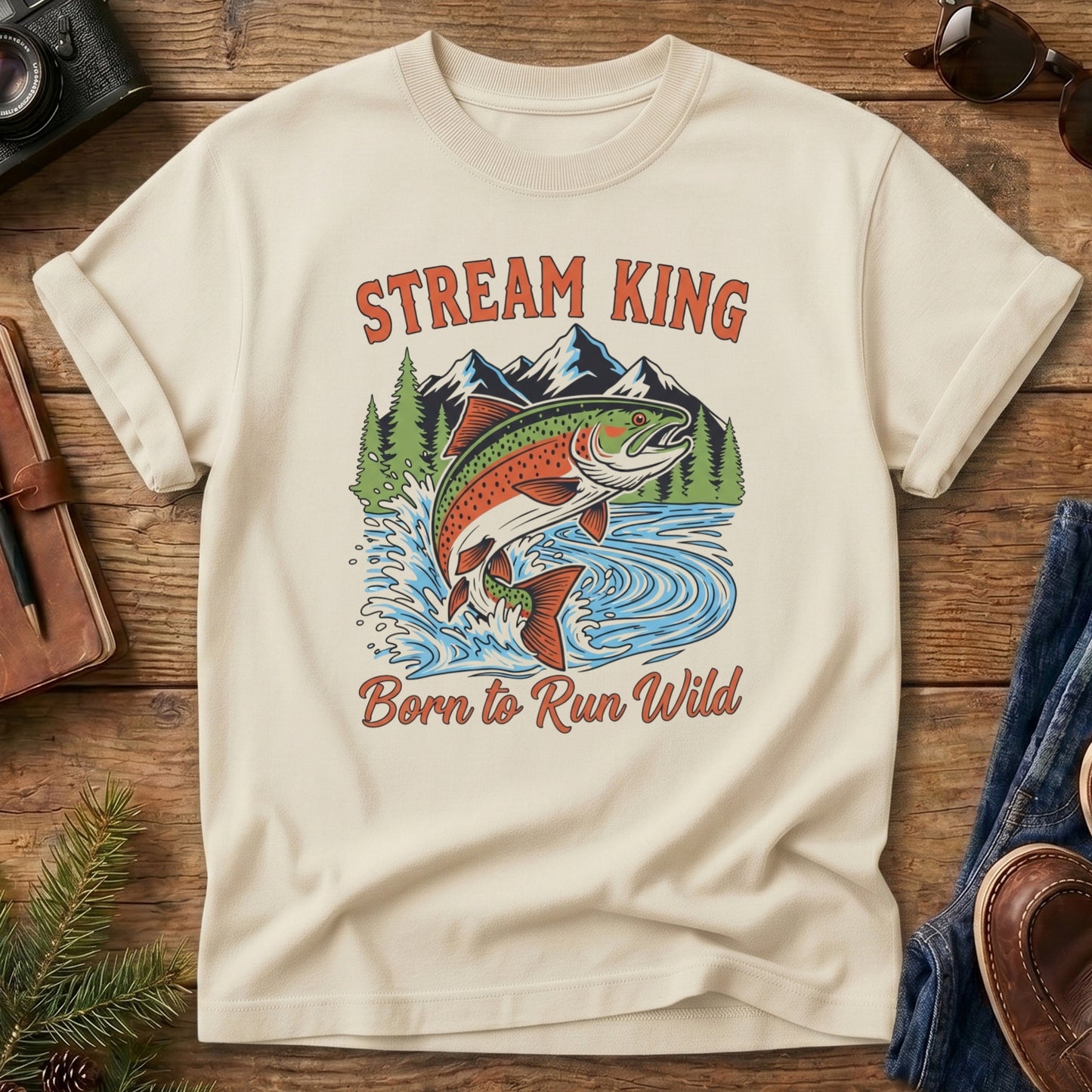 Stream King Fishing Tee