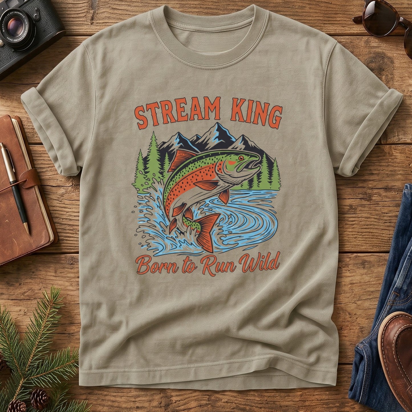 Stream King Fishing Tee