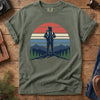 Summit View Tee – close-up of summit view artwork