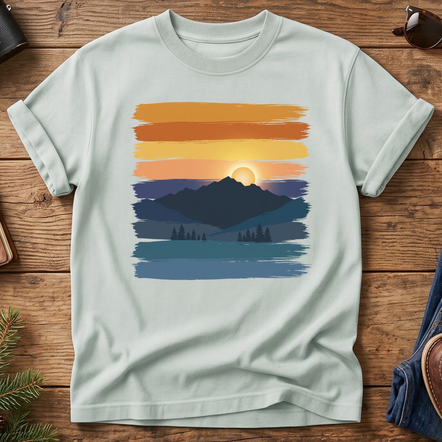 Sunset Lake Reflections Tee