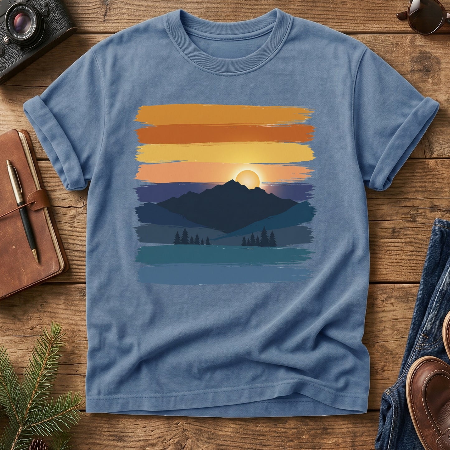 Sunset Lake Reflections Tee