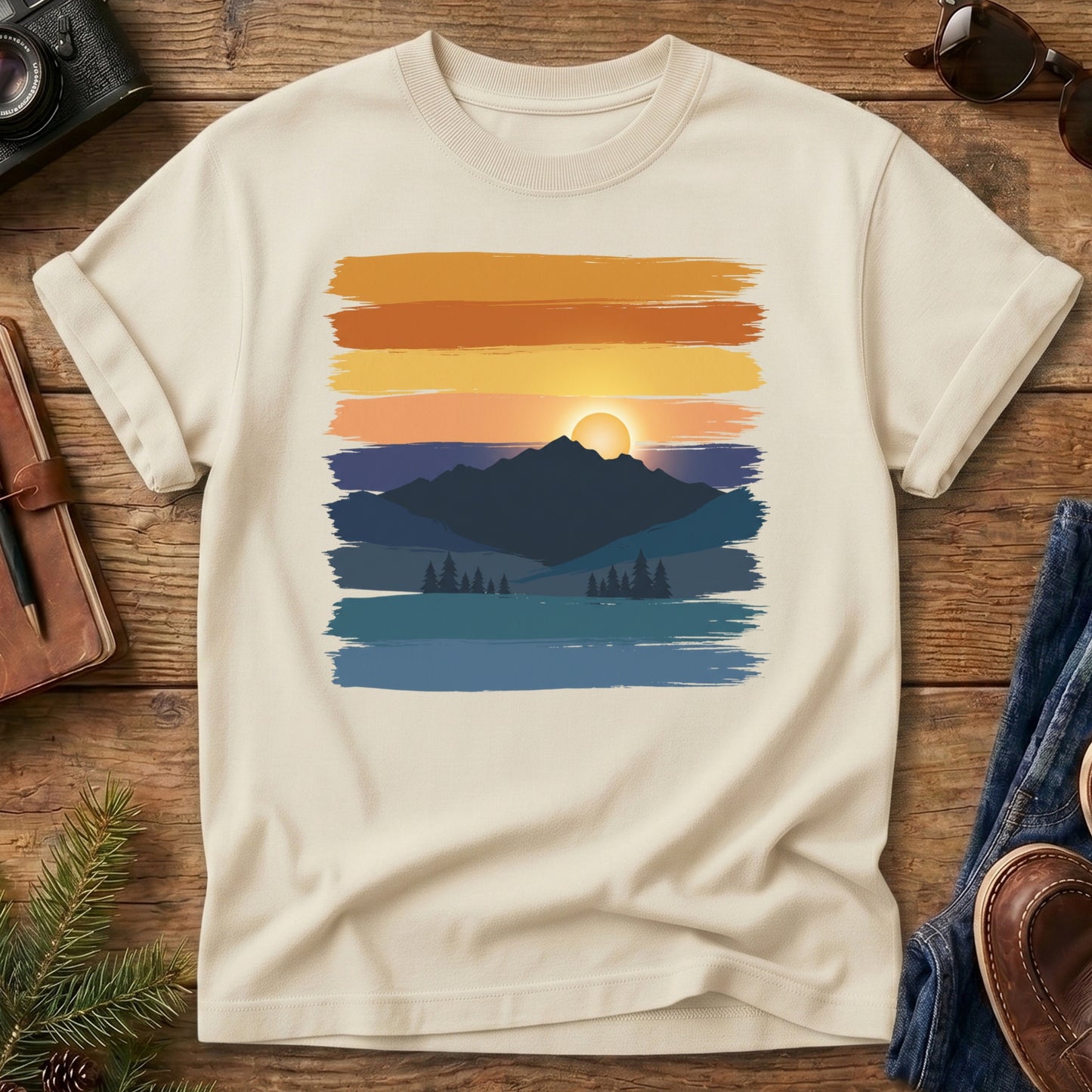 Sunset Lake Reflections Tee
