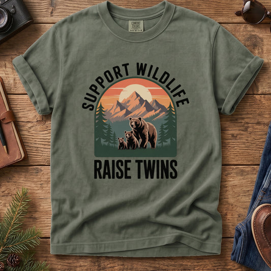 Support Wildlife Tee – styled outdoor lifestyle photo
