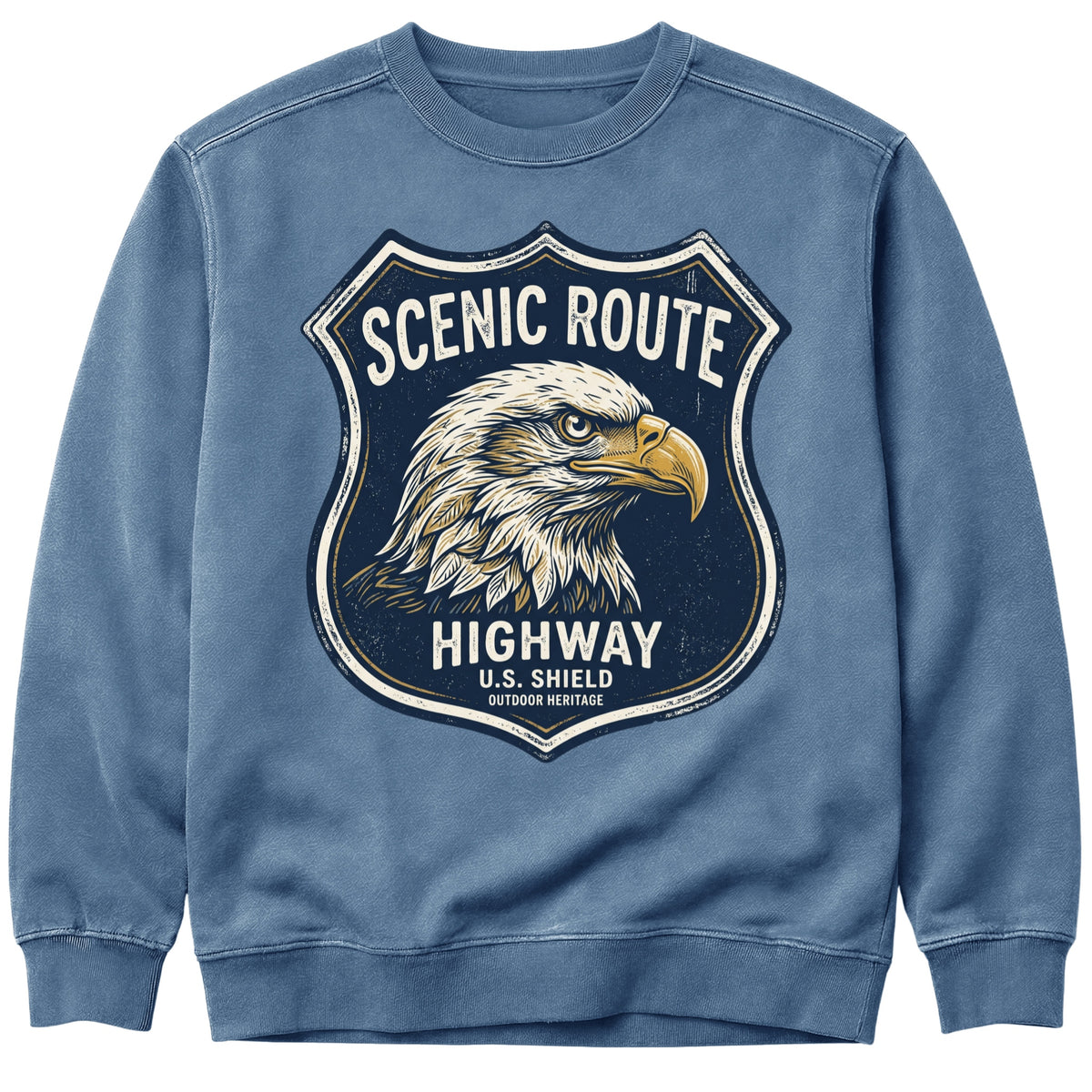 Eagle Highway Sign Sweatshirt
