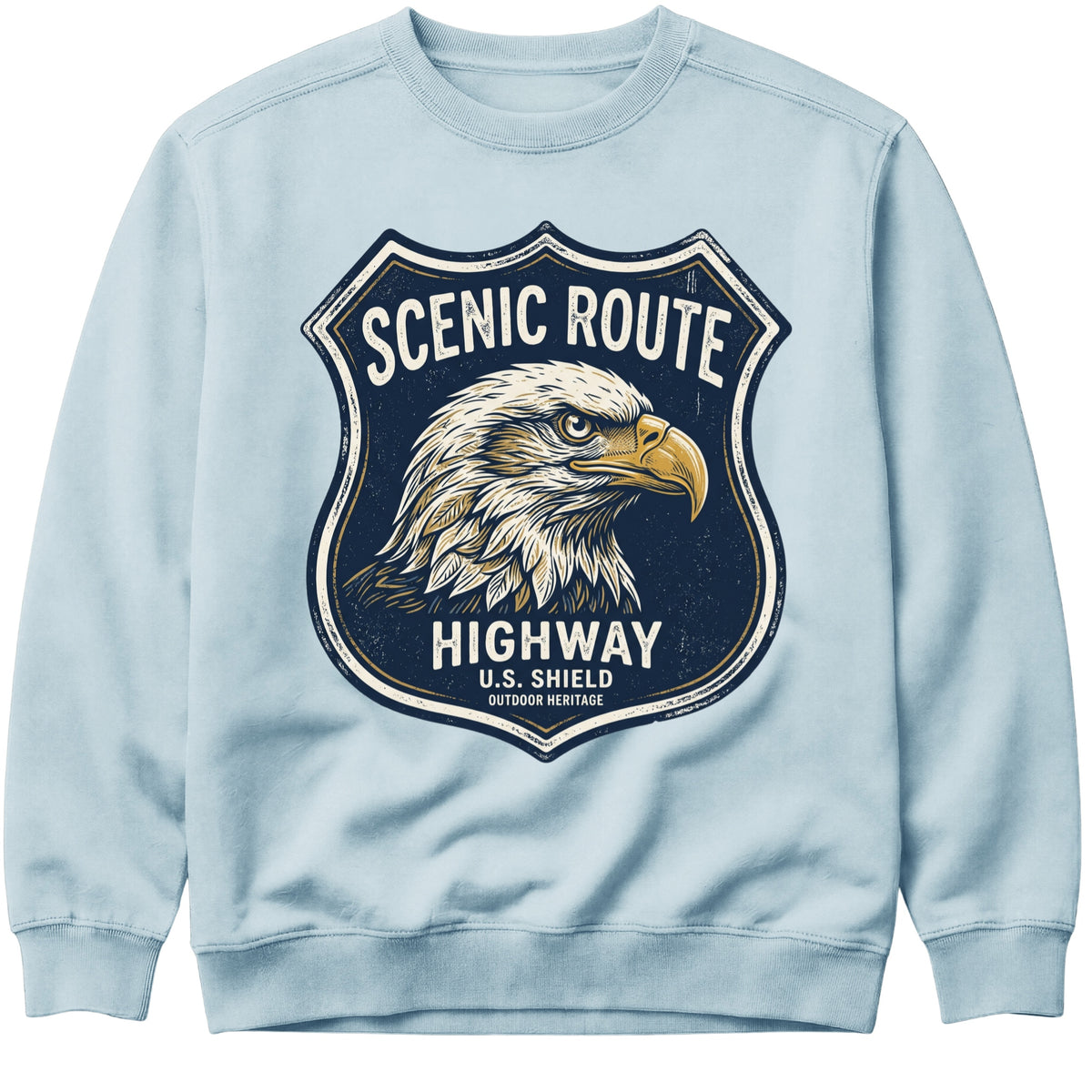 Eagle Highway Sign Sweatshirt