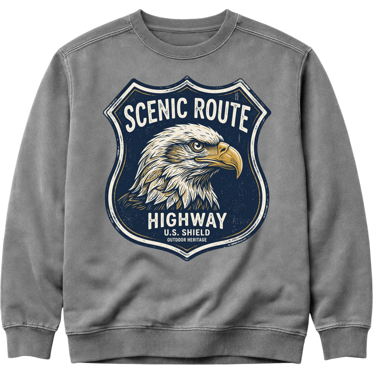 Eagle Highway Sign Sweatshirt