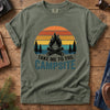 Take Me to the Campsite Tee – additional angle showing campsite print