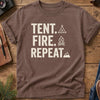 Tent. Fire. Repeat Tee