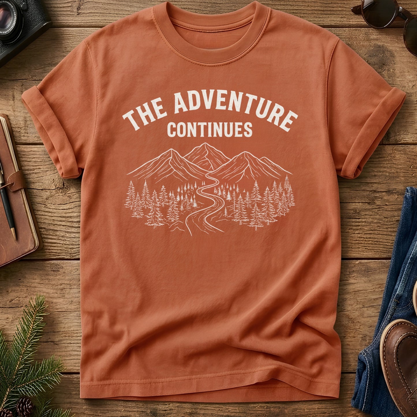 The Adventure Continues Tee