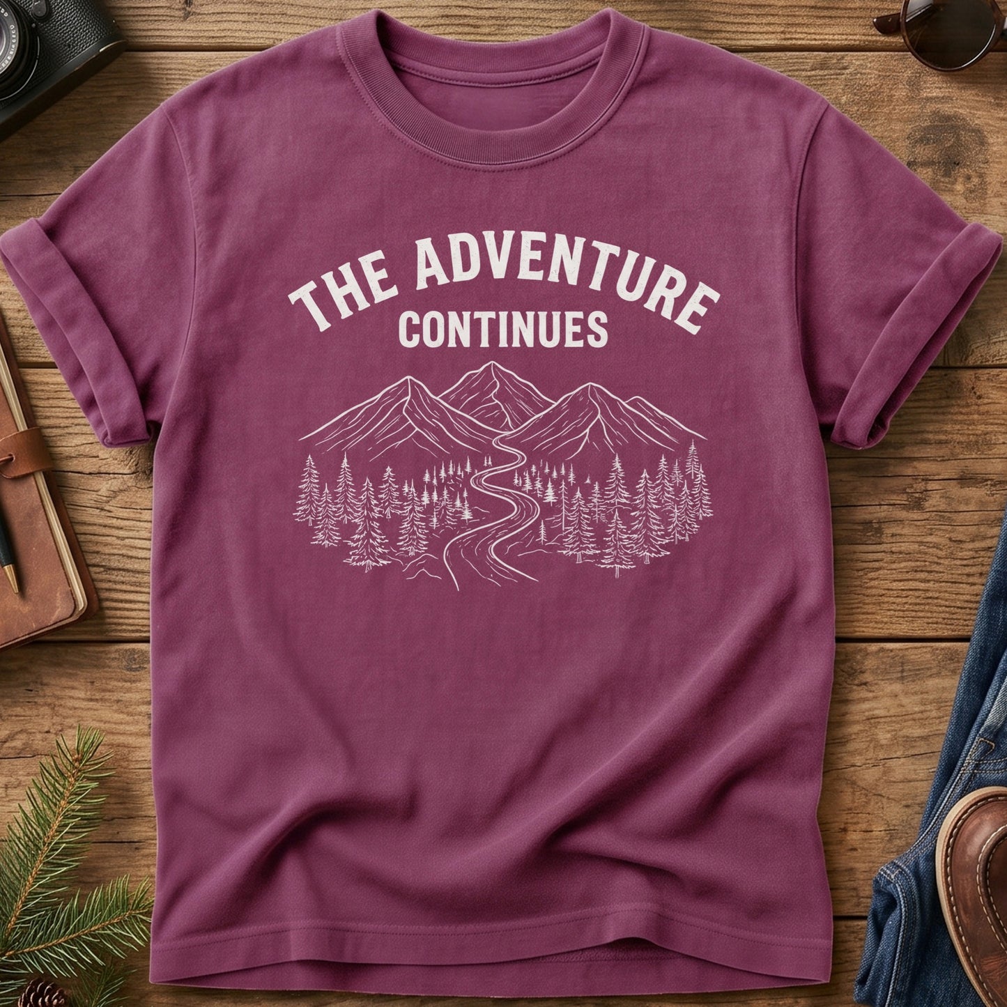 The Adventure Continues Tee