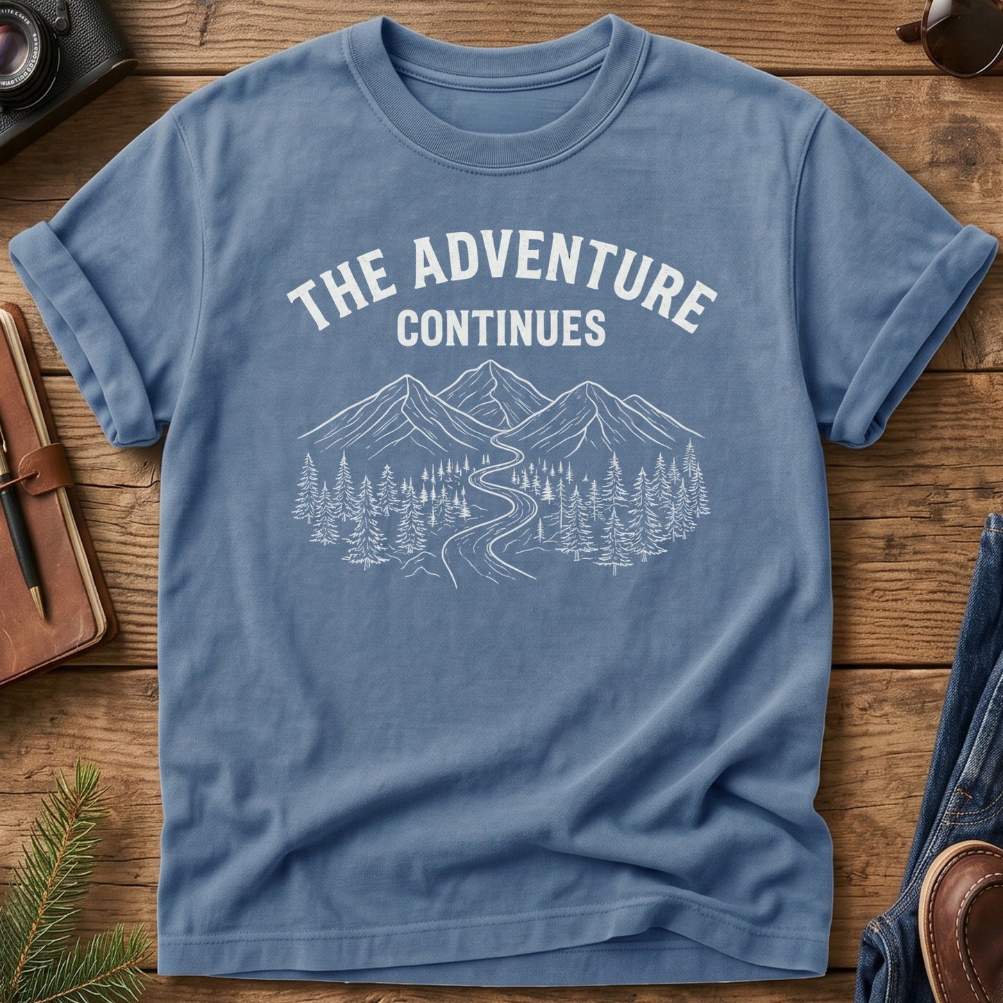 The Adventure Continues Tee