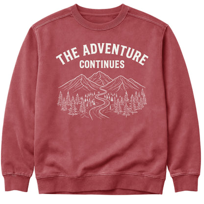 The Adventure Continues Sweatshirt