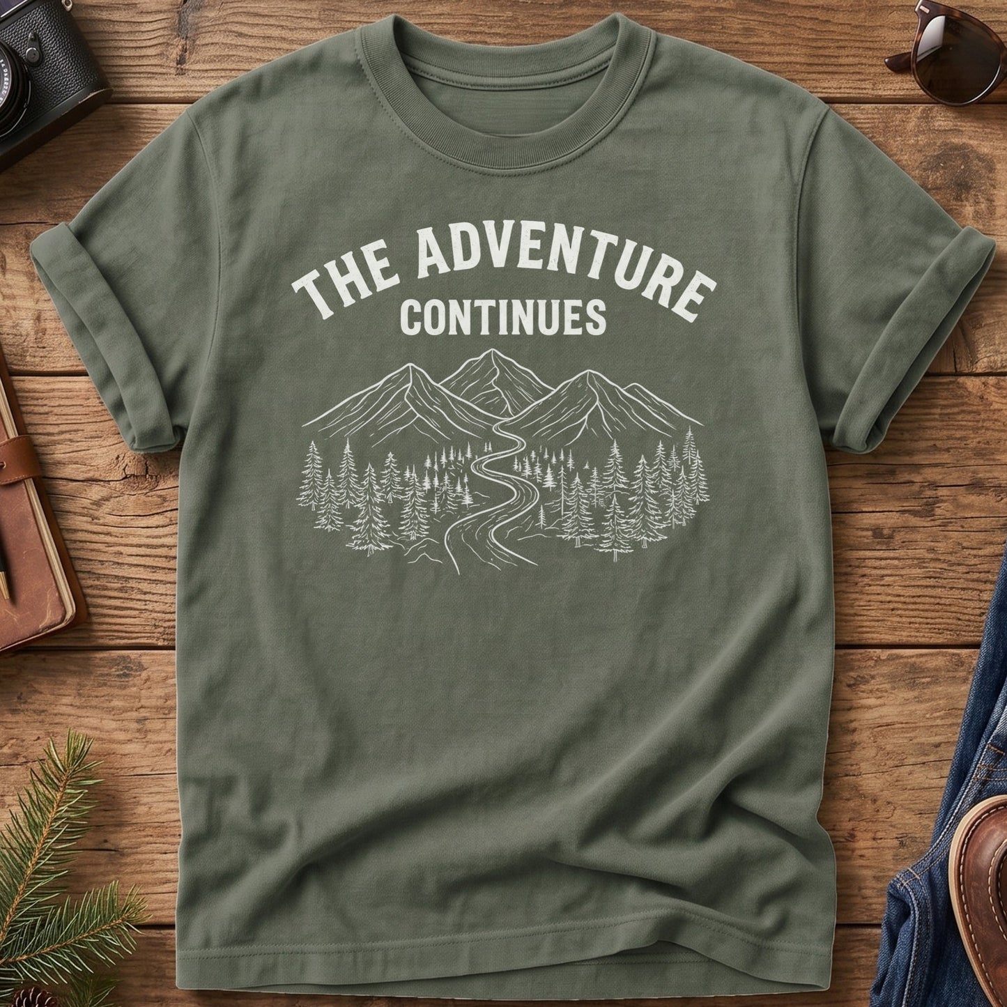 The Adventure Continues Tee
