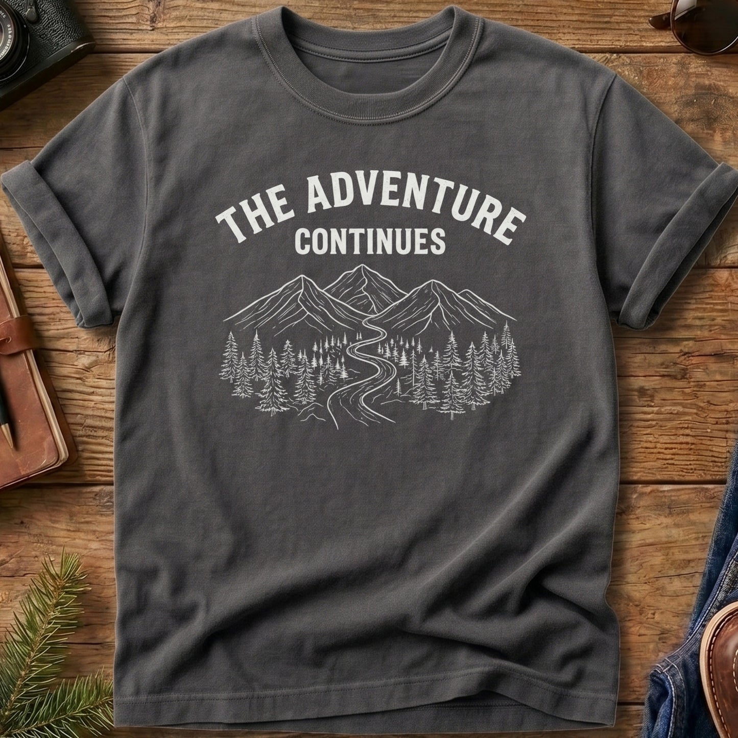 The Adventure Continues Tee