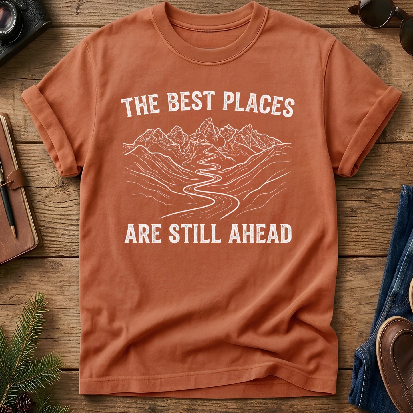 The Best Places Tee — Wilderness Apparel garment-dyed Comfort Colors tee, photo 6 of 8