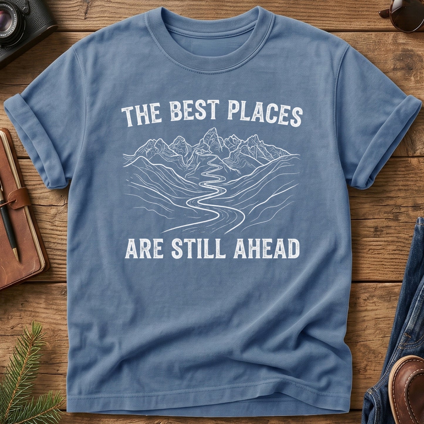 The Best Places Tee — Wilderness Apparel garment-dyed Comfort Colors tee, photo 3 of 8