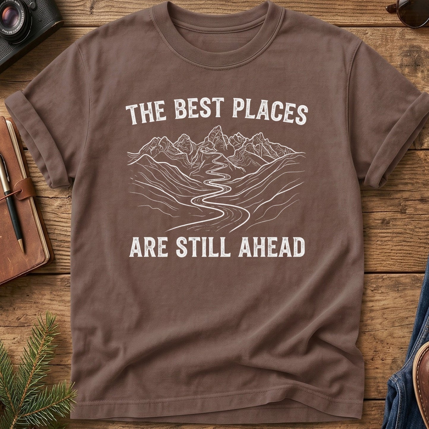 The Best Places Tee — Wilderness Apparel garment-dyed Comfort Colors tee, photo 7 of 8