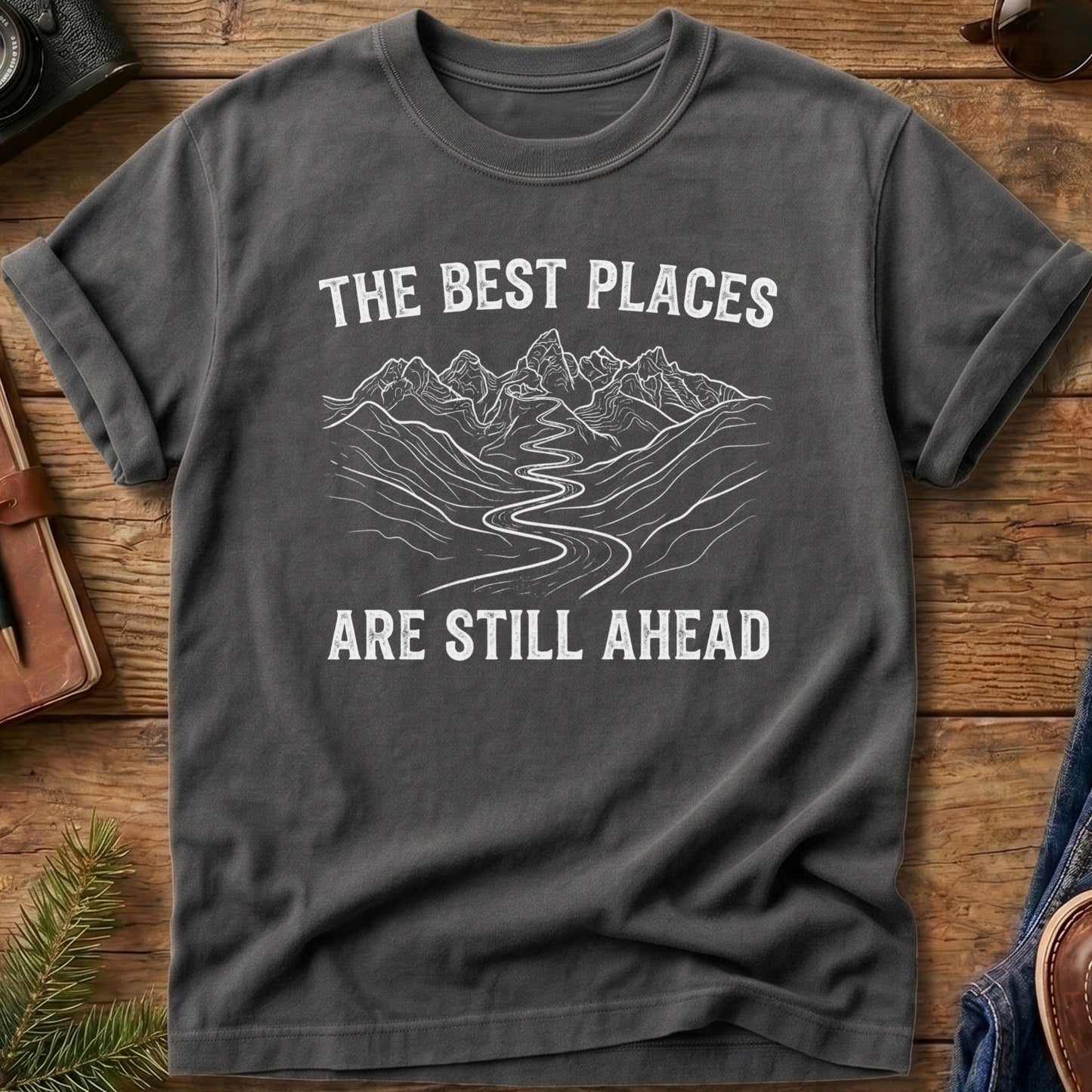 The Best Places Tee — Wilderness Apparel garment-dyed Comfort Colors tee, photo 1 of 8
