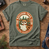 The Raccoon Trail Club Tee – additional angle showing print