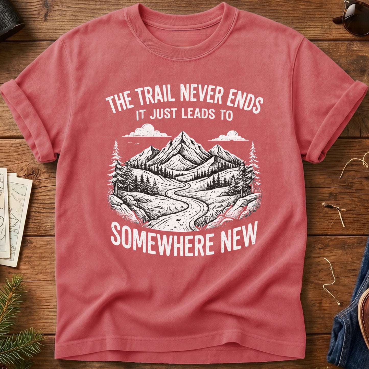 The Trail Never Ends Tee