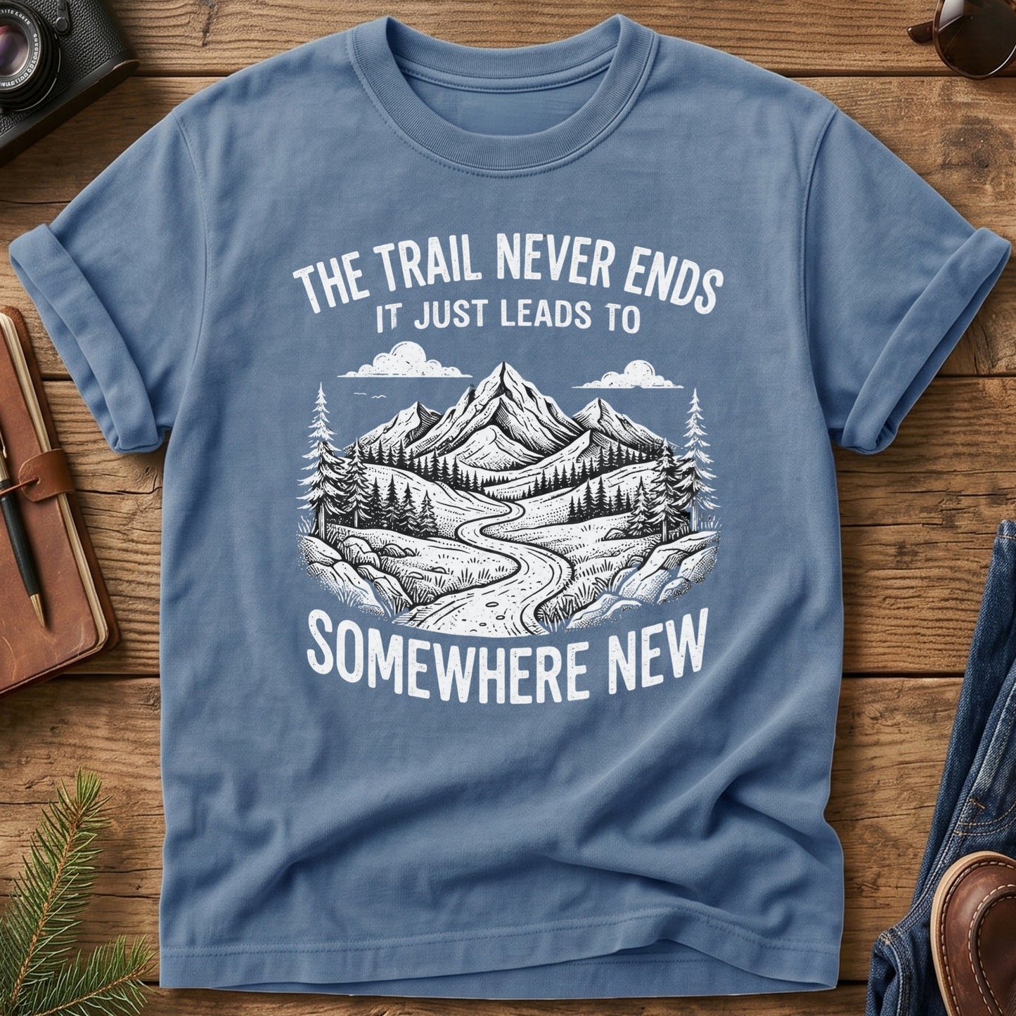 The Trail Never Ends Tee