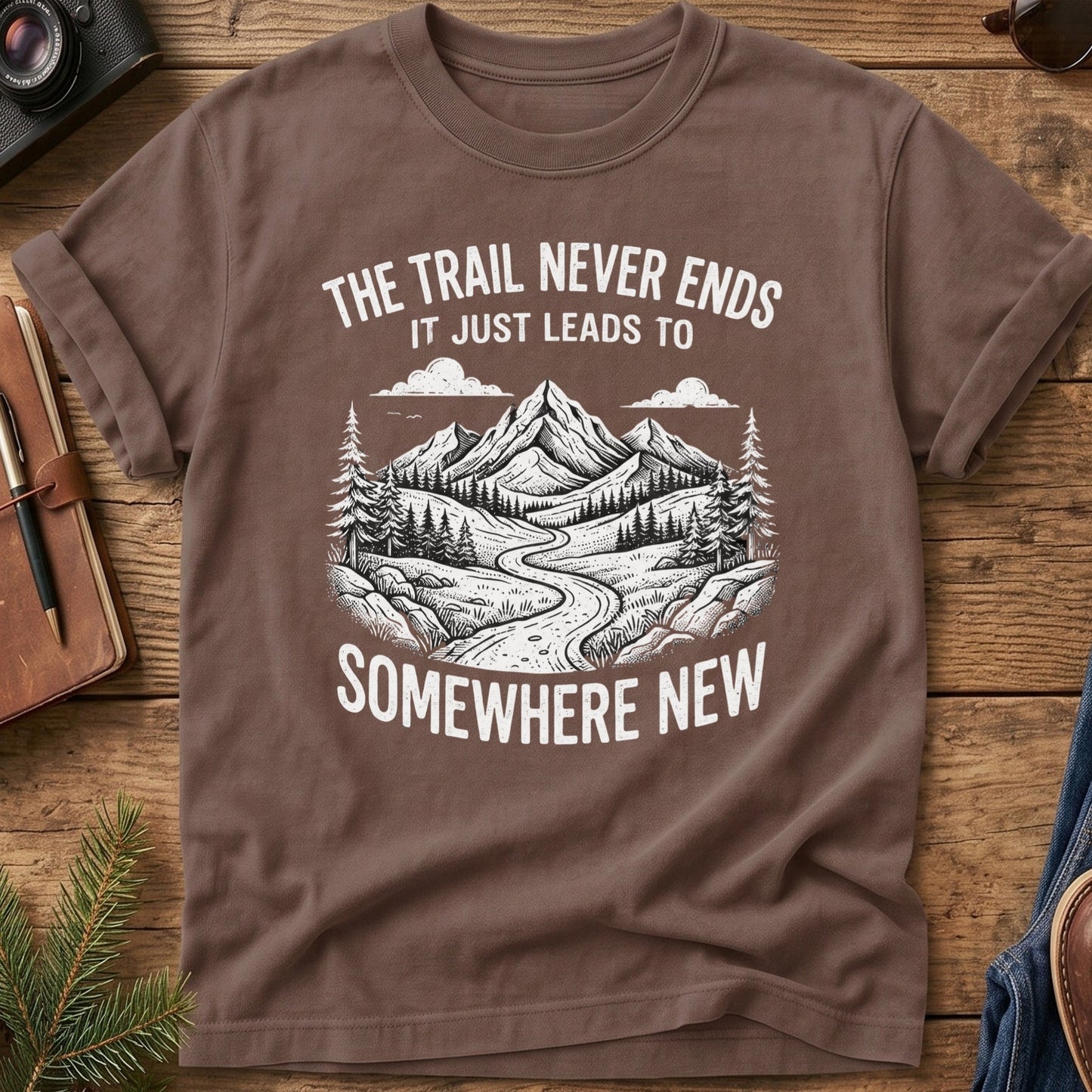 The Trail Never Ends Tee