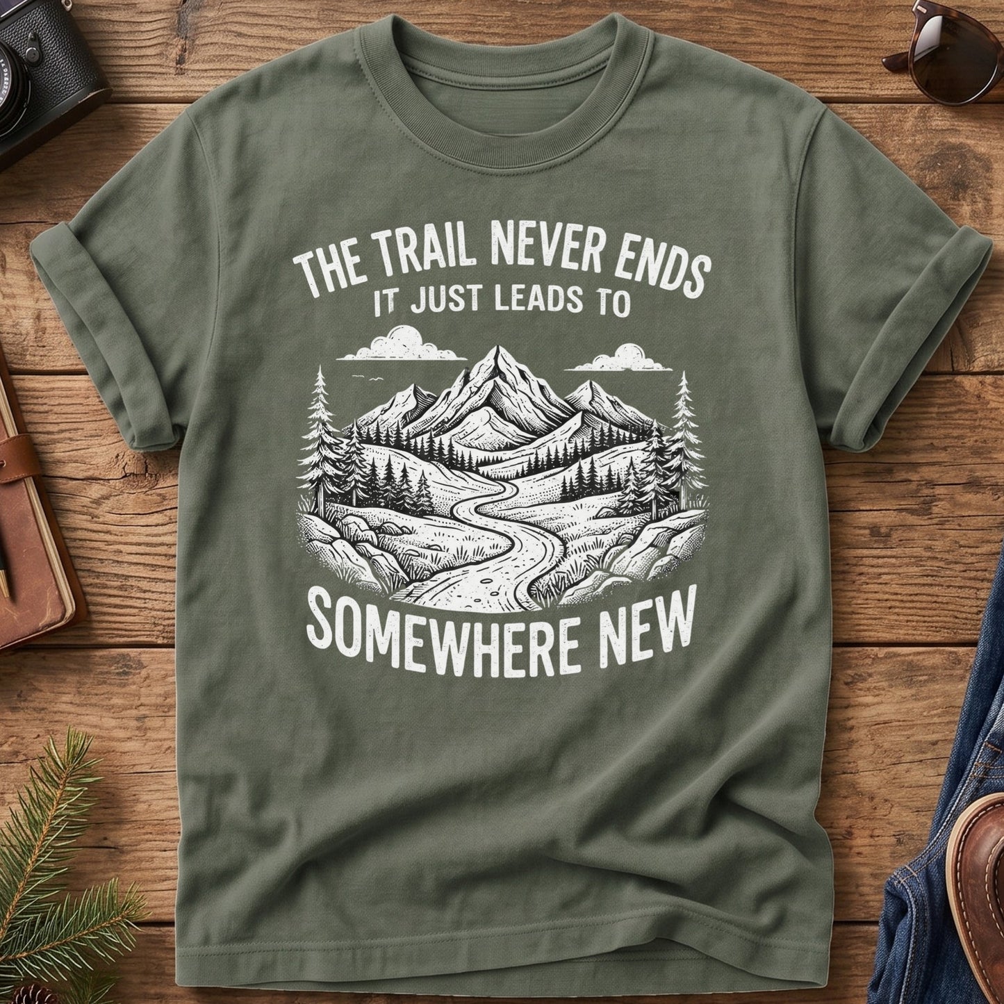 The Trail Never Ends Tee